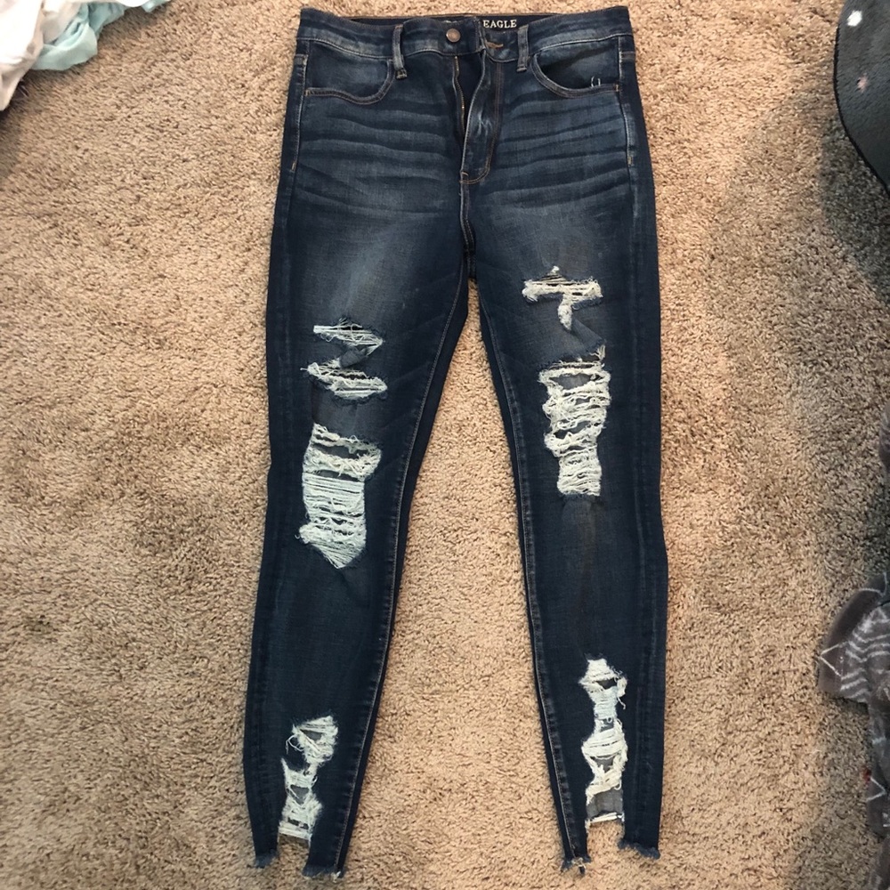 American Eagle high rise skinny jeans